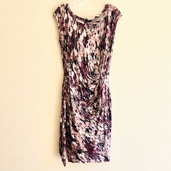 ANN TAYLOR MULTI COLOR TIE DRESS - Picture 2 of 3